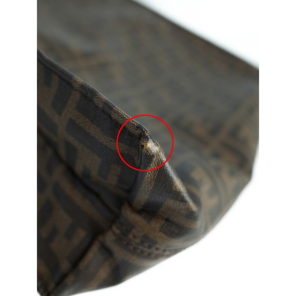 FENDI Zucca Tote Bag Brown - Picture 7 of 9